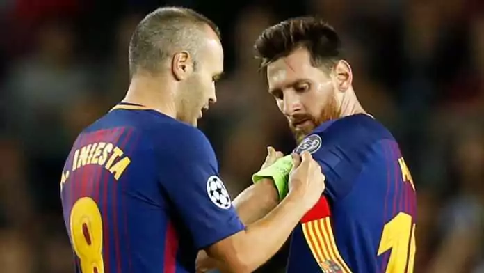 messi iniesta