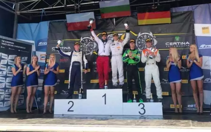 Ivan Vlachkov GT4 Nurburgring race 2 podium